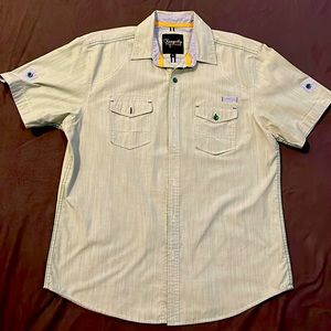 Men’s short sleeve shirt, size: L, color: green (not new)